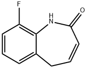 2H-1-Benzazepin-2-one, 9-fluoro-1,5-dihydro- Structure