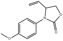 2-Oxazolidinone, 4-ethenyl-3-(4-methoxyphenyl)- Structure