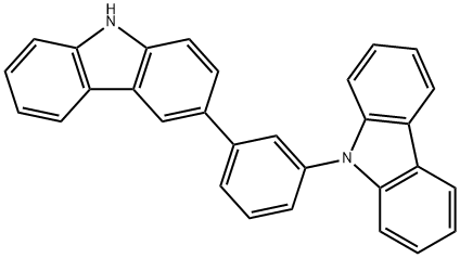 9H-Carbazole, 3-[3-(9H-carbazol-9-yl)phenyl]- Structure
