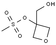 3-Oxetanemethanol, 3-hydroxy-, 3-methanesulfonate 구조식 이미지