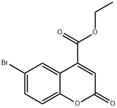 Ethyl 6-bromo-2-oxo-2H-chromene-4-carboxylate 구조식 이미지