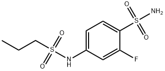 Benzenesulfonamide, 2-fluoro-4-[(propylsulfonyl)amino]- Structure