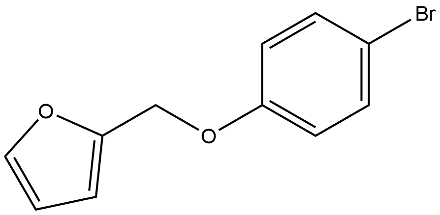 Furan, 2-[(4-bromophenoxy)methyl]- Structure