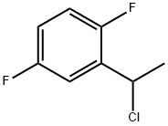 2-(1-chloroethyl)-1,4-difluorobenzene Structure