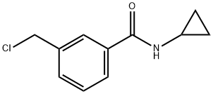 3-(chloromethyl)-N-cyclopropylbenzamide Structure