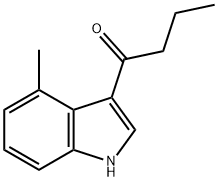 1-(4-methyl-1H-indol-3-yl)butan-1-one Structure