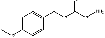 Hydrazinecarboxamide, N-[(4-methoxyphenyl)methyl]- Structure