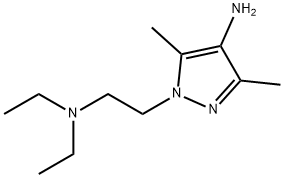 1H-Pyrazole-1-ethanamine, 4-amino-N,N-diethyl-3,5-dimethyl- 구조식 이미지