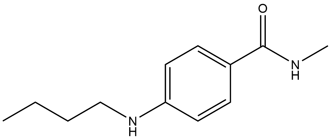 4-(Butylamino)-N-methylbenzamide 구조식 이미지