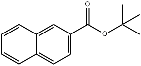 2-Naphthalenecarboxylic acid, 1,1-dimethylethyl ester Structure