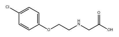 Glycine, N-[2-(4-chlorophenoxy)ethyl]- Structure