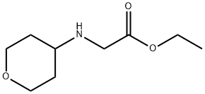 Glycine, N-(tetrahydro-2H-pyran-4-yl)-, ethyl ester 구조식 이미지