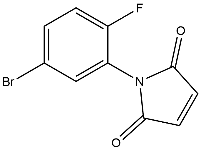 1-(5-Bromo-2-fluorophenyl)-1H-pyrrole-2,5-dione Structure