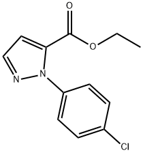 1H-Pyrazole-5-carboxylic acid, 1-(4-chlorophenyl)-, ethyl ester Structure