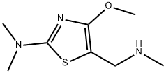 5-Thiazolemethanamine, 2-(dimethylamino)-4-methoxy-N-methyl- Structure