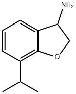 7-(Propan-2-yl)-2,3-dihydro-1-benzofuran-3-amine Structure