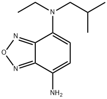 2,1,3-Benzoxadiazole-4,7-diamine, N4-ethyl-N4-(2-methylpropyl)- Structure