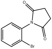 2,5-Pyrrolidinedione, 1-(2-bromophenyl)- Structure