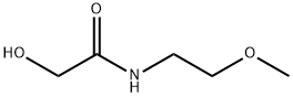 2-hydroxy-N-(2-methoxyethyl)acetamide Structure