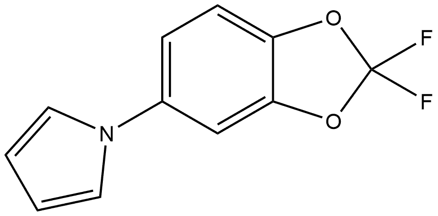 1-(2,2-Difluoro-1,3-benzodioxol-5-yl)-1H-pyrrole Structure