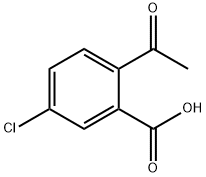 Benzoic acid, 2-acetyl-5-chloro- Structure