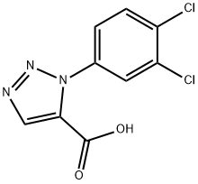 1H-1,2,3-Triazole-5-carboxylic acid, 1-(3,4-dichlorophenyl)- Structure