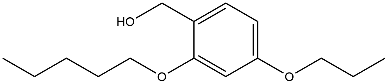 2-(Pentyloxy)-4-propoxybenzenemethanol Structure