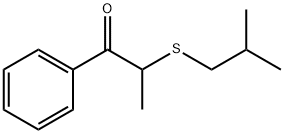 1-Propanone, 2-[(2-methylpropyl)thio]-1-phenyl- Structure