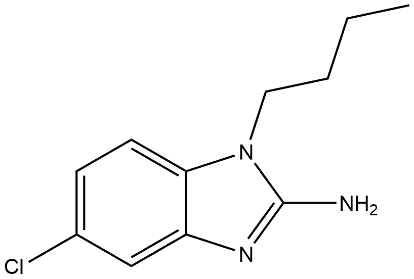 1-Butyl-5-chloro-1H-benzimidazol-2-amine Structure