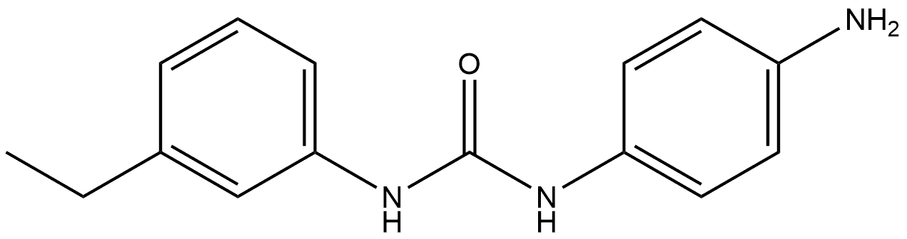 1-(4-aminophenyl)-3-(3-ethylphenyl)urea Structure