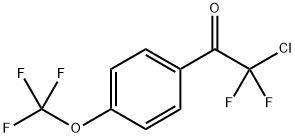 Ethanone, 2-chloro-2,2-difluoro-1-[4-(trifluoromethoxy)phenyl]- Structure