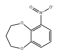 2H-1,5-Benzodioxepin, 3,4-dihydro-6-nitro- Structure