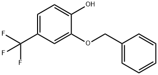 2-(Benzyloxy)-4-(trifluoromethyl)phenol Structure