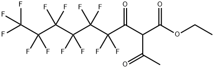 Nonanoic acid, 2-acetyl-4,4,5,5,6,6,7,7,8,8,9,9,9-tridecafluoro-3-oxo-, ethyl ester Structure