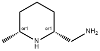 rac-[(2R,6R)-6-methylpiperidin-2-yl]methanamine, cis Structure