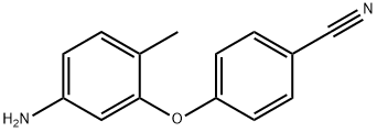 4-(5-Amino-2-methylphenoxy)benzonitrile Structure