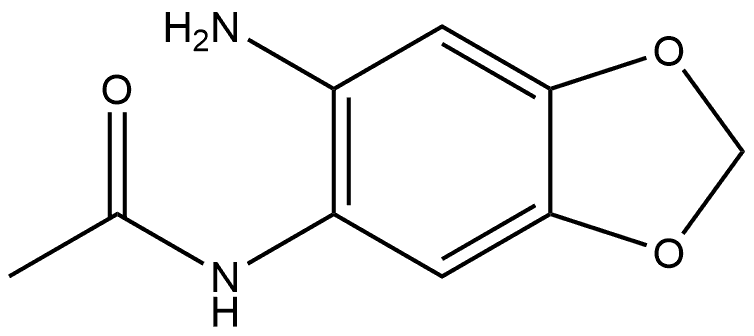 N-(6-Amino-1,3-benzodioxol-5-yl)acetamide Structure