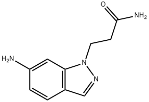 1H-Indazole-1-propanamide, 6-amino- Structure