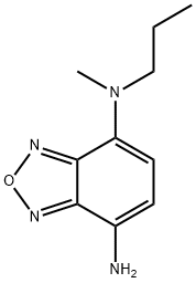 2,1,3-Benzoxadiazole-4,7-diamine, N4-methyl-N4-propyl- 구조식 이미지