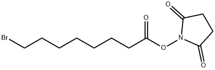 8-Bromo-octanoic acid 2,5-dioxo-pyrrolidin-1-yl ester Structure