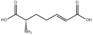 2-Heptenedioic acid, 6-amino-, (2E,6S)- Structure