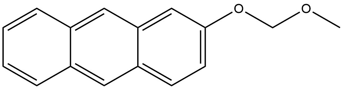 Anthracene, 2-(methoxymethoxy)- Structure