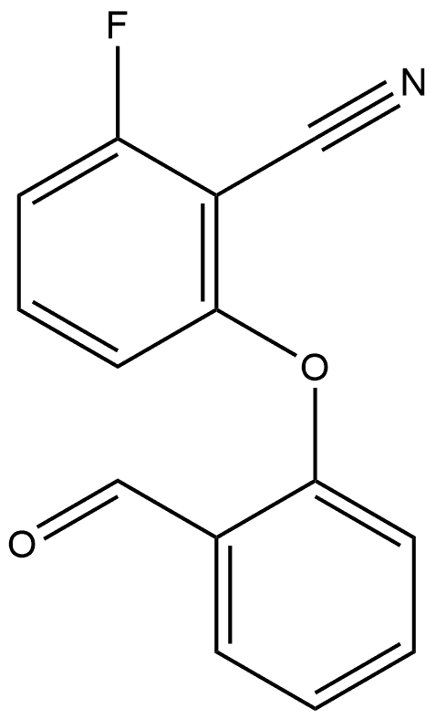 2-Fluoro-6-(2-formylphenoxy)benzonitrile Structure