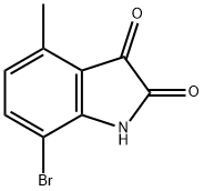 7-bromo-4-methyl-2,3-dihydro-1H-indole-2,3-dione Structure