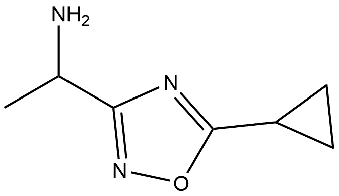 1,2,4-Oxadiazole-3-methanamine, 5-cyclopropyl-α-methyl- Structure