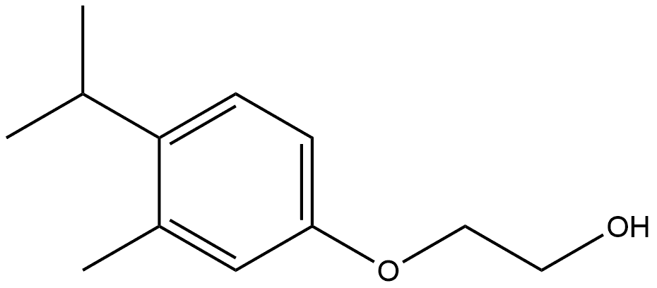 2-[3-Methyl-4-(1-methylethyl)phenoxy]ethanol Structure