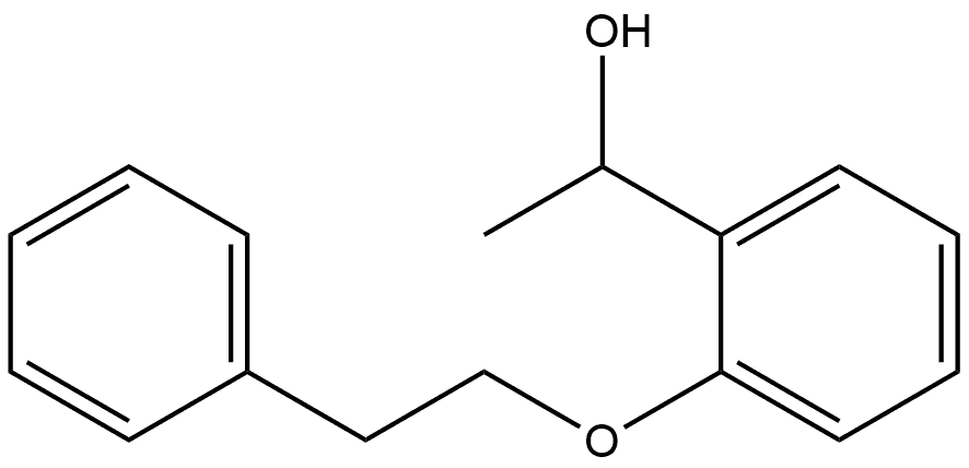 α-Methyl-2-(2-phenylethoxy)benzenemethanol Structure