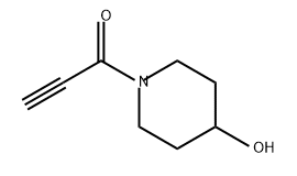 2-Propyn-1-one, 1-(4-hydroxy-1-piperidinyl)- Structure