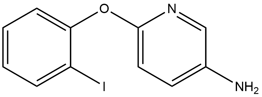 6-(2-Iodophenoxy)-3-pyridinamine Structure