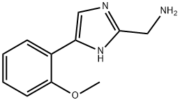 (5-(2-Methoxyphenyl)-1H-imidazol-2-yl)methanamine Structure